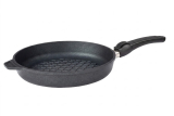 Patelnia grillowa tytanowa SKK, 28 cm /. 5,5 cm – indukcja