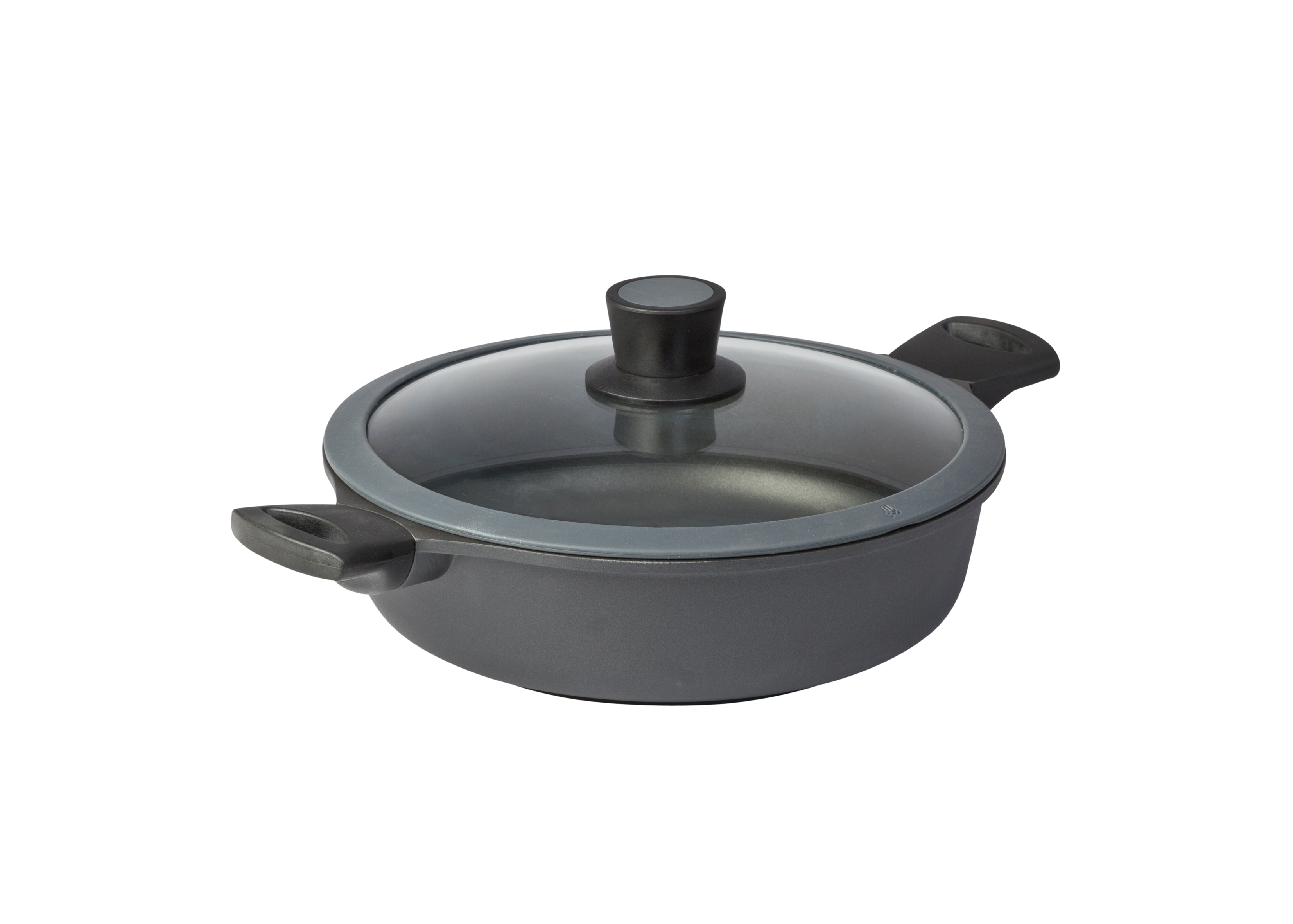 Garnek ceramiczny SKK z Serii 6 z pokrywką (28 × 8 cm), odpowiedni również na indukcję