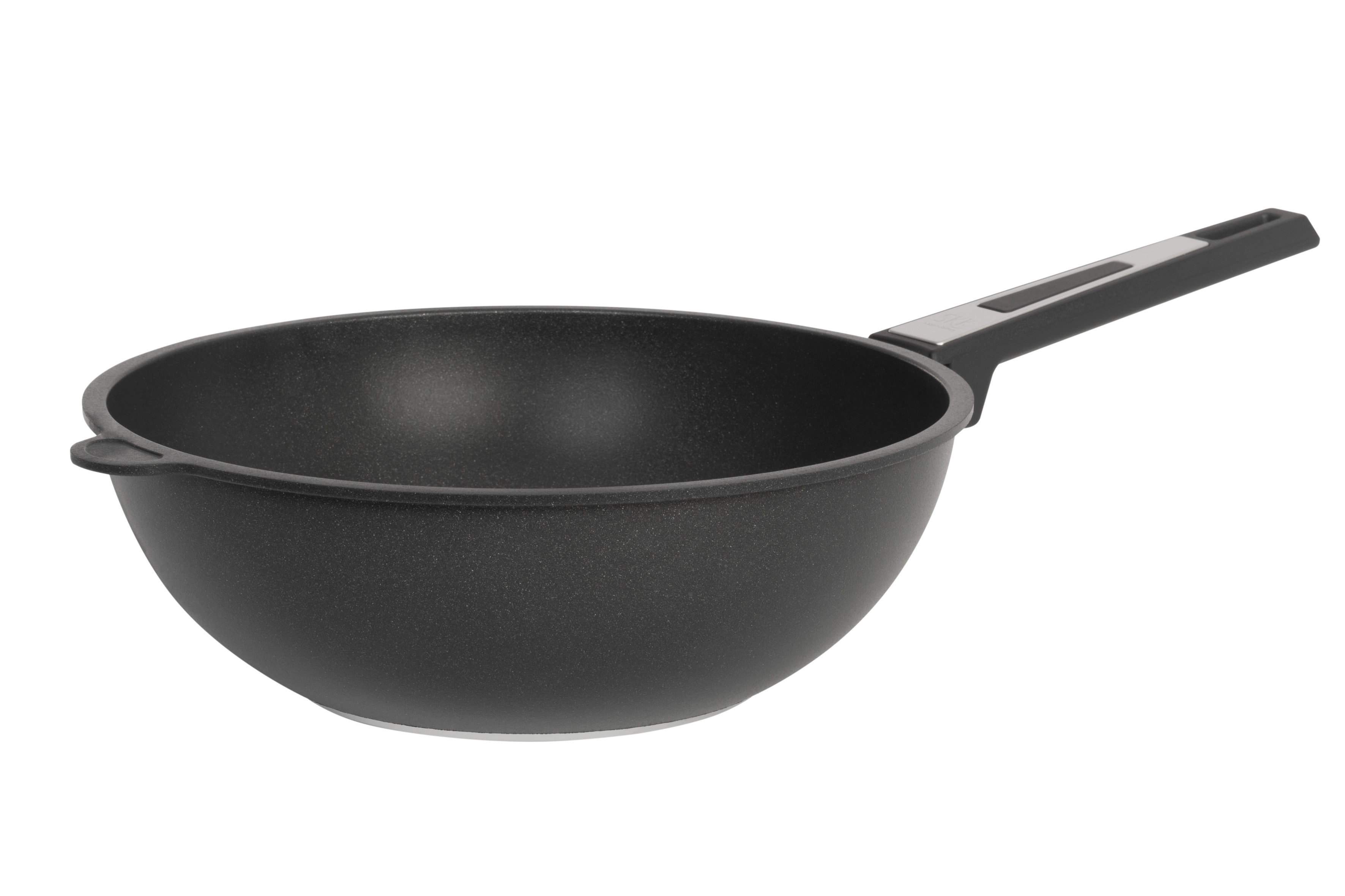 SKK - Patelnio- wok tytanowy 28/9 z pokrywą żaroodporną indukcja