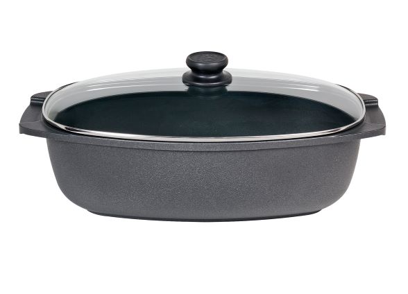 Brytfanna tytanowa SKK 40 × 24 cm Seria 3 na indukcję – głębokość 12,5 cm