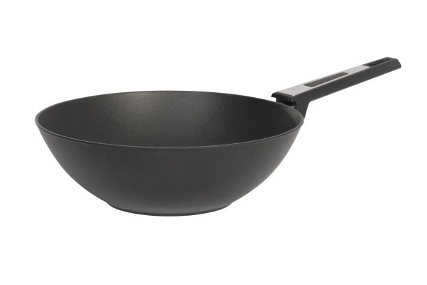 Patelnia tytanowa wok SKK 30 cm Seria 3 na indukcję – głębokość 4,5 cm