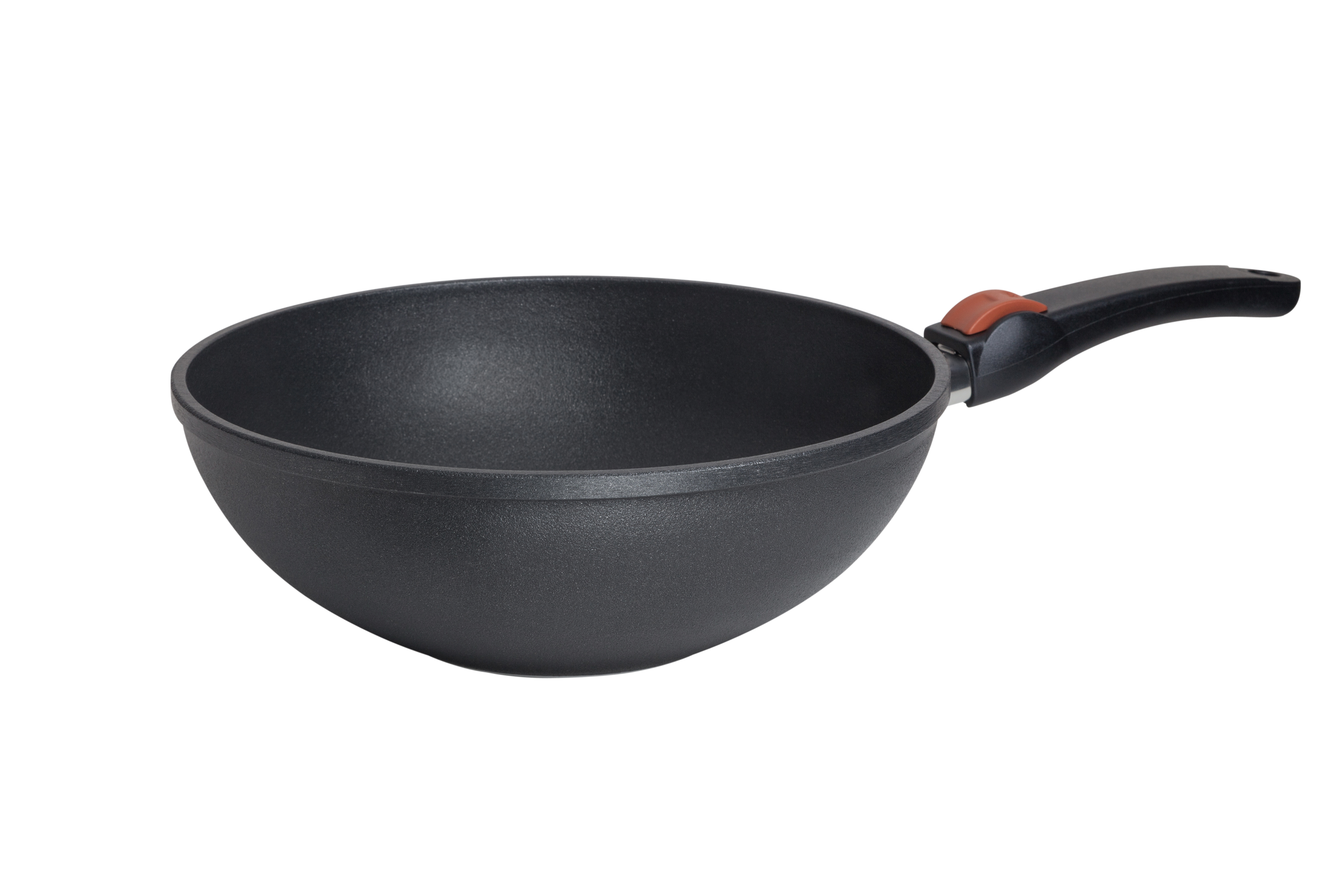 Patelnia tytanowa wok SKK 30 cm Seria 3 na indukcję – głębokość 4,5 cm odpinana rączka