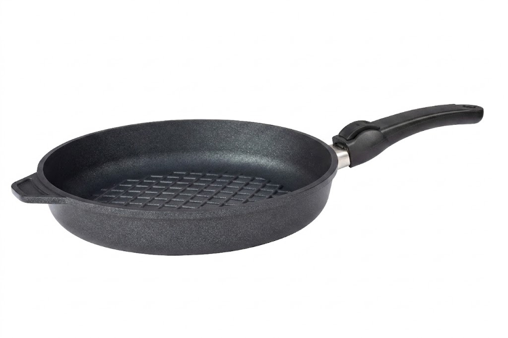 Patelnia grillowa tytanowa SKK, 28 cm /. 5,5 cm – indukcja