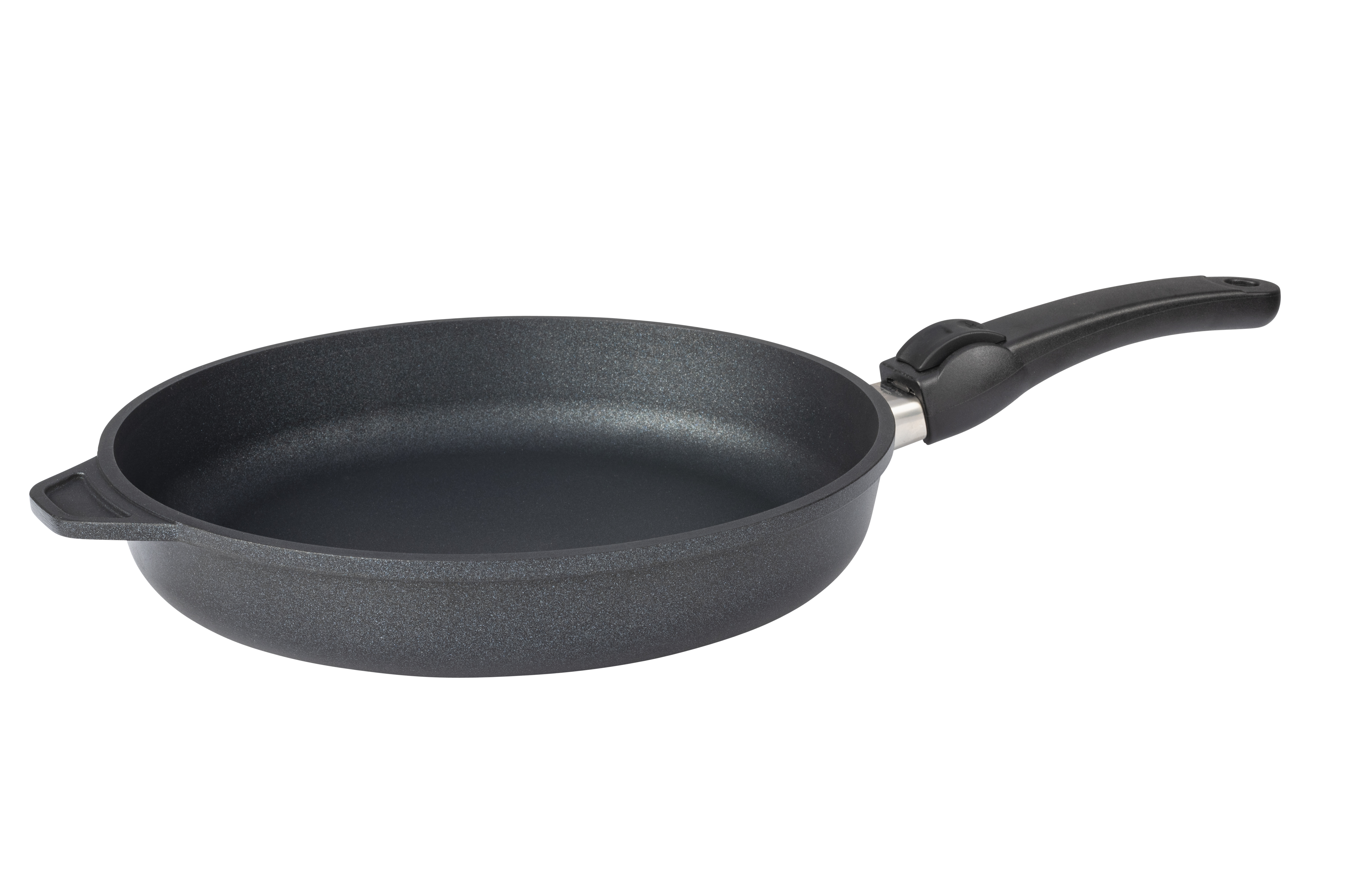 Patelnia grillowa tytanowa SKK, 32 cm / 5,5 cm – indukcja z odpinaną rączką