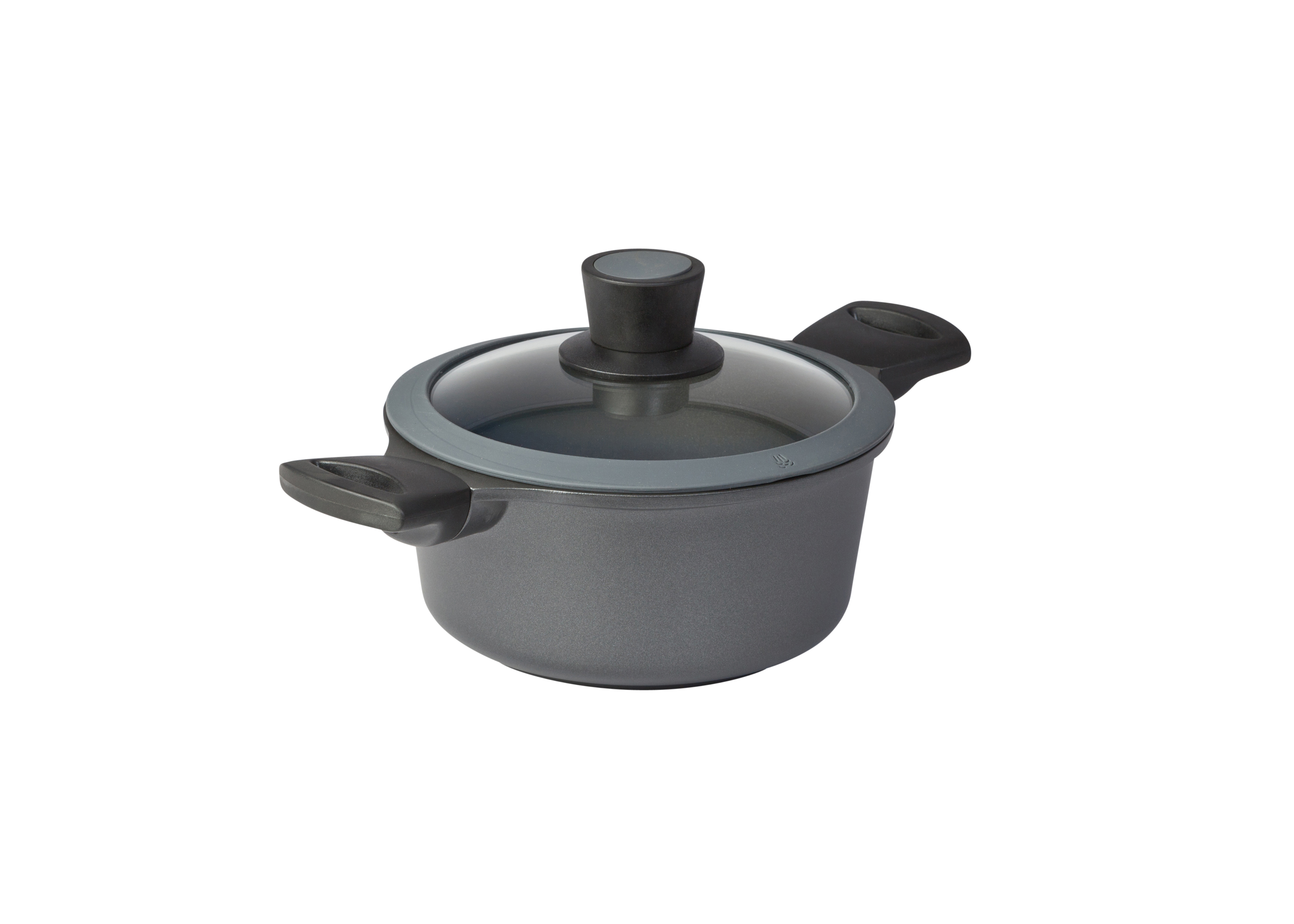 Garnek ceramiczny SKK z Serii 6 z pokrywką (20 × 9,5 cm), odpowiedni również na indukcję